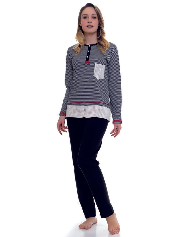 PIGIAMA DONNA 3161 ROSA&MENTA