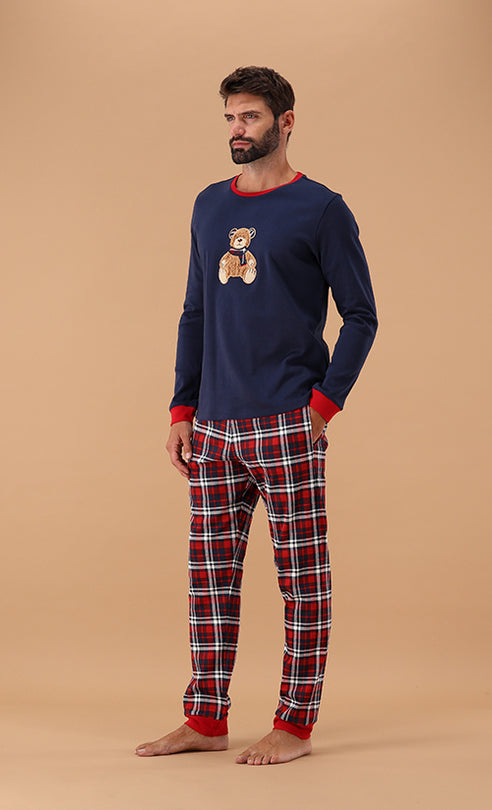 6P85001 PIGIAMA UOMO MARYPLAID