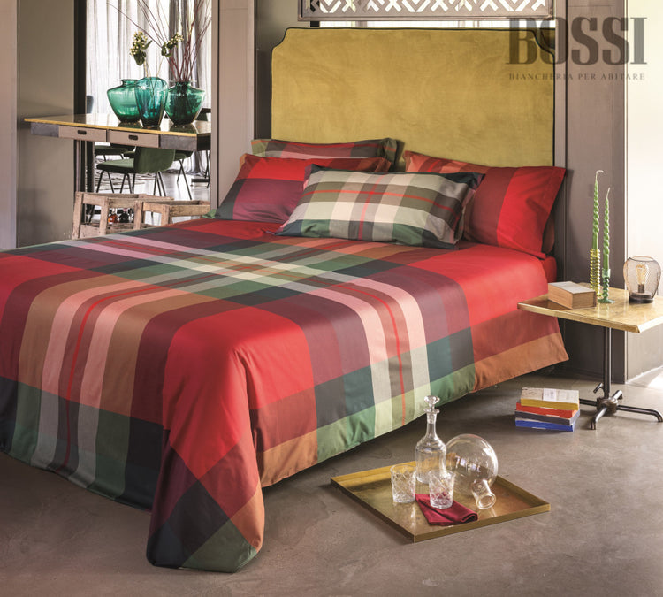 FLAME  7393 PARURE LETTO MATRIMONIALE BOSSI