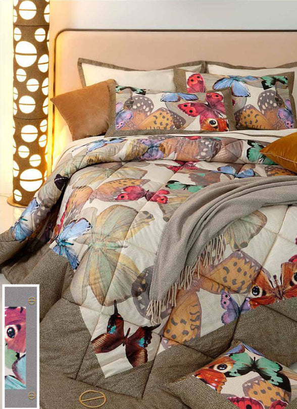 BUTTERFLY TRAPUNTINO MATRIMONIALE BORBONESE