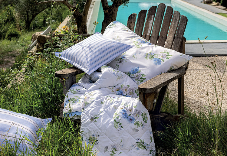 GRETA 8407 AZZURRO 21 TRAPUNTINO MATRIMONIALE MARTHA O'NEIL