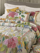 GARDEN COMPLETO COPRIPIUMINO RASO MATRIMONIALE BORBONESE