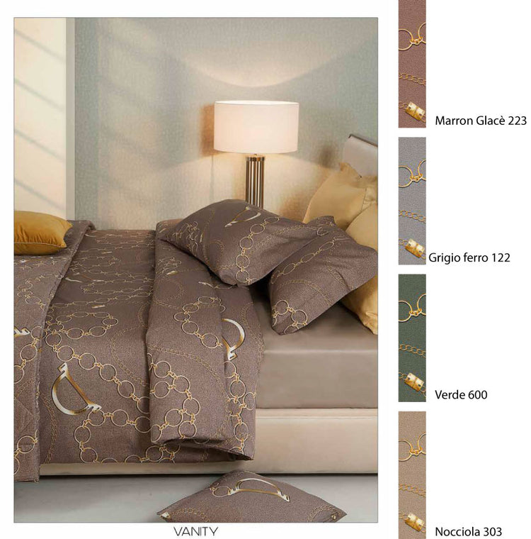 VANITY COMPLETO COPRIPIUMINO MATRIMONIALE BORBONESE