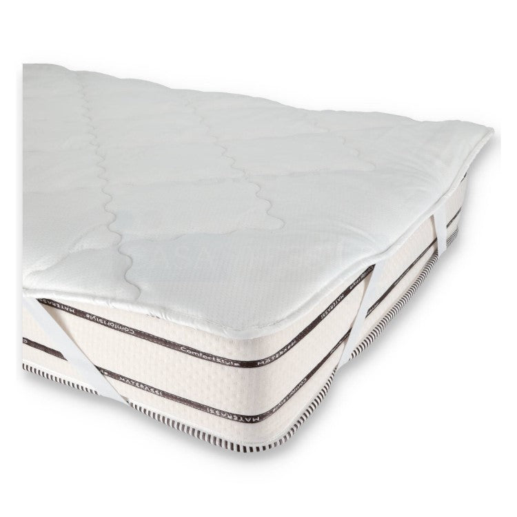 COPRIMATERASSO TOPPER MATRIMONIALE IONI D'ARGENTO