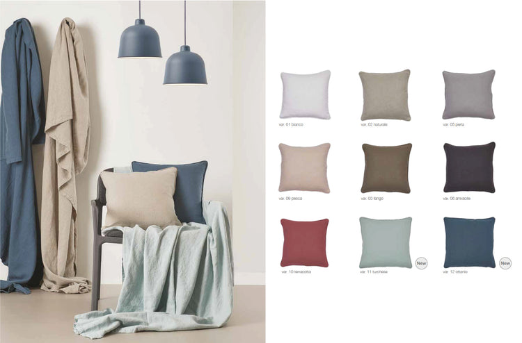 WASHED LINEN CUSCINO ARREDO