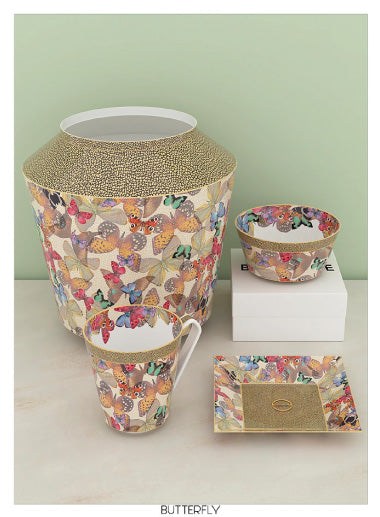 BUTTERFLY TAZZA MUG BORBONESE