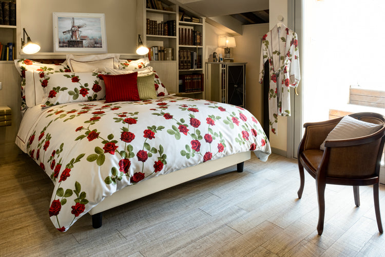 TEA PARURE COPRIPIUMINO MATRIMONIALE SIGNORIA DI FIRENZE