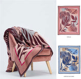 FOGLIE PLAID LA FABBRICA DEL LINO