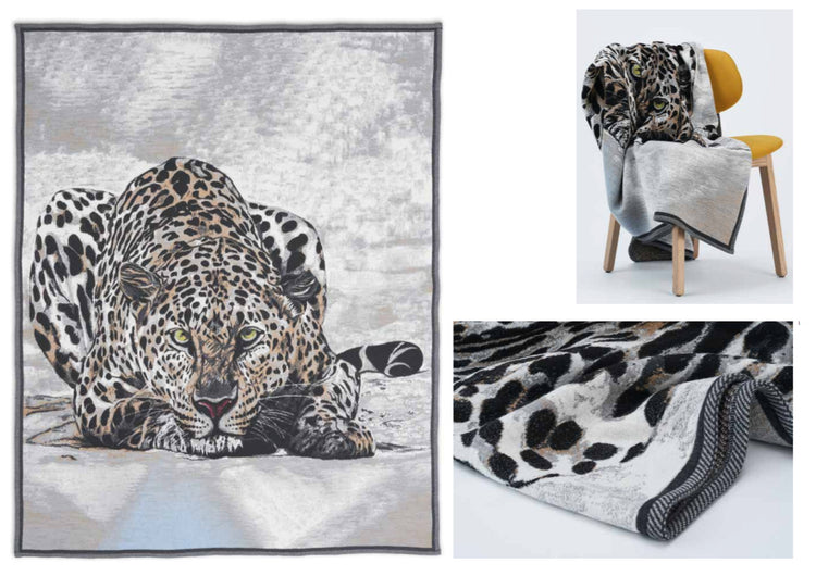 LEOPARDO PLAID LA FABBRICA DEL LINO