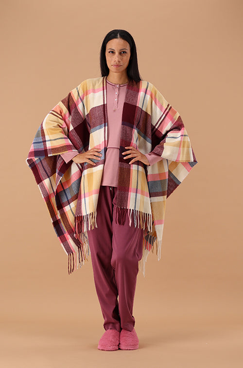 6A55038 SCIALLE DONNA MARY PLAID