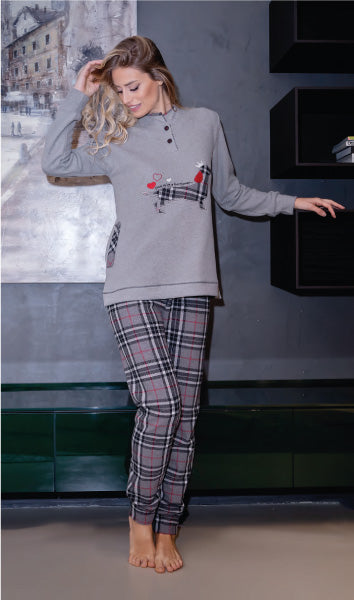 PIGIAMA 3705 ROSA&MENTA