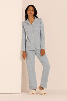 CLOUD 6P84199 MARYPLAIDPIGIAMA DONNA MANICHE LUNGHE