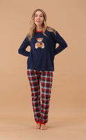 6P85002  PIGIAMA DONNA MARYPLAID