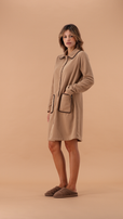 6V85076 VESTAGLIA DONNA MARYPLAID