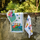 FLAMINGO RUNNER TESSITURA TOSCANA TELERIE