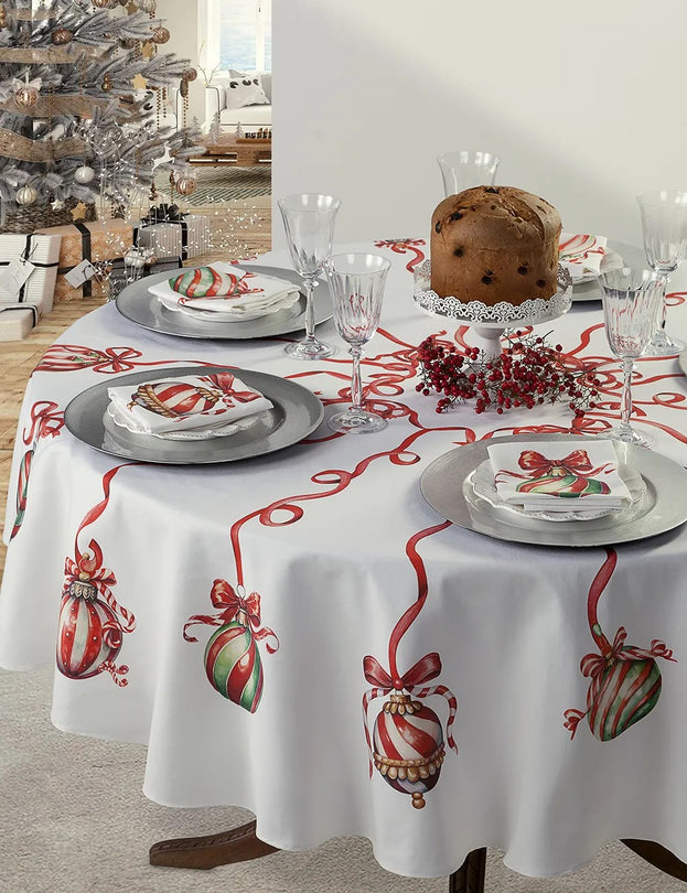 CARLOS  TOVAGLIA ROTONDA 230*230 CON 8 TOVAGLIOLI RANDI