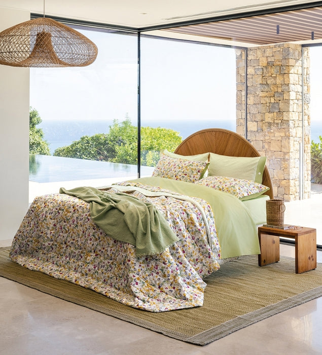 Coppia di federe verde satin - Intrecci Home Coppia di federe verde satin - Intrecci Home